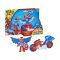 Set figurina cu vehicul, Marvel, Iron Man And His Awesome Friends, Captain America Super Bike, G2691