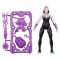 Figurina cu accesorii, Marvel Spider-Man, ActionVerse, Ghost-Spider, G2854