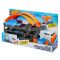 Set camion cu pista de lansare si masinuta Hot Wheels
