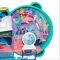 Set de joaca cu 2 papusi si 12 accesorii Polly Pocket, Otter Aquarium, HCG16