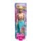 Papusa sirena cu accesorii, Barbie, Bleu, HRR03