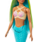 Papusa sirena cu accesorii, Barbie, Bleu, HRR03