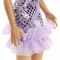 Papusa cu rochie mov, Barbie Glitz, HJR93