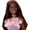 Papusa Barbie, Glitz Outfits Dark Skin & Pink Dress, HJR94