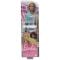 Papusa in rochie verde, Barbie Glitz, HJR95
