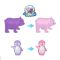 Set de joaca cu 2 papusi si 12 accesorii Polly Pocket, Snowy Sleepover Owl, HKV37