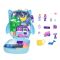 Set de joaca cu 2 papusi si 12 accesorii Polly Pocket, Snowy Sleepover Owl, HKV37