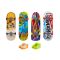 Set 4 mini skateboarduri si 2 perechi pantofi, Hot Wheels, HNG72