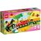 LEGO® DUPLO® - Masina cu remorca pentru cai (10807)