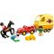 LEGO® DUPLO® - Masina cu remorca pentru cai (10807)