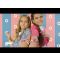 Set 2 in 1 pentru 6 bratari, Make It Real, Halo Charms, Think Pink si True Blue, 56 piese