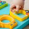 Set cu forme si vehicule cu sunete, Fisher Price, HRP31