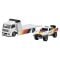 Transportator cu masinuta Hot Wheels, Car Culture, Toyota Off-Road Pickup Truck si Fleet Street Truck, HRV39