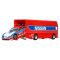 Transportator cu masinuta Hot Wheels, Car Culture, Euro Hauler si 94 Nissan 300 ZX GTS, HRV44