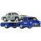 Transportator cu masinuta Hot Wheels, Mercedes-Benz Blaues Wunder si Mercedes-Benz 300 SL, HRV48
