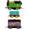 Locomotiva motorizata cu 2 vagoane, Thomas and Friends, Great Graffiti Percy, HTN41