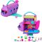 Set de joaca cu 2 papusi, Polly Pocket, Kitty Airplane, HWP19