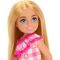 Papusa Barbie Chelsea, Checked Dress, HXM95