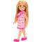 Papusa Barbie Chelsea, Checked Dress, HXM95