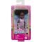 Papusa Barbie Chelsea, Purple Floral Dress, HXM96