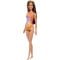 Papusa Barbie, La plaja in costum de baie, Tropical Pink, HXX50