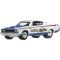 Set 2 masini metalice, Hot Wheels, AMC Javelin si AMC Rebel Machine 979Q, JBL06