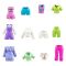 Set 2 papusi cu haine si accesorii, Polly Pocket, JCB23