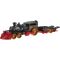 Set tren cu vagon, Hot Wheels, Track Fleet, Nitro Rail, JCM60