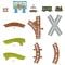 Set de joaca, Thomas and Friends, Trenulet cu circuit, Whiffs Recycling Run, JCY74