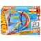 Set de joaca circuit cu masina, Hot Wheels, Stunt Tracks, Corkscrew Jump Champion, JFH36