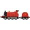Locomotiva metalica cu vagon, Thomas and Friends, James, JGF90