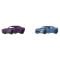 Set 2 masini metalice, Hot Wheels, Car Culture, 2018 Dodge Challenger SRT Demon & 2015 Dodge Charger SRT, JHW47