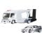 Transportator cu masinuta Hot Wheels, Car Culture Team Transport, HW Honda Civic Type-R si Kousoku Hauler, JHX94