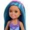 Papusa Barbie, Mermaid Chelsea Fantasy, Blue, JKH55