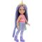 Papusa Barbie, Unicorn Chelsea Fantasy, Mov, JKH58