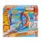Set de joaca cu masinuta, Hot Wheels, Stunt Tracks, Corkscrew Jump Champion, JLM91
