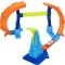 Set de joaca cu masinuta, Hot Wheels, Stunt Tracks, Corkscrew Jump Champion, JLM91