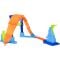 Set de joaca cu masinuta, Hot Wheels, Stunt Tracks, Corkscrew Jump Champion, JLM91