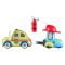 Set 2 masinute cu accesoriu, Disney Cars, Guido si Luigi, 1:55, JMX75