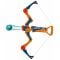 Arma Air Blasters stil arc cu tinta si 12 mingi EVA, King Sport