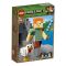 LEGO® Minecraft™ - Alex Minecraft BigFig cu gaina (21149)