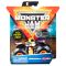 Masinuta Monster Jam, Scara 1:64, Hurricane Force cu figurina, Portocaliu