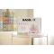 Set magnetic de constructie transparente, Magblox, Pastel, 66 piese