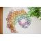 Set magnetic de constructie transparente, Magblox, Pastel, 66 piese