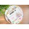 Set magnetic de constructie transparente, Magblox, Pastel, 66 piese