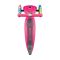 Trotineta pliabila cu 3 roti luminoase, Globber, Junior, Roz