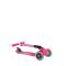 Trotineta pliabila cu 3 roti luminoase, Globber, Junior, Roz