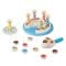 Set de joaca din lemn, Melissa & Doug, Tortul Aniversar, 34 piese, 6074876
