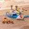 Set de joaca din lemn, Melissa & Doug, Tortul Aniversar, 34 piese, 6074876