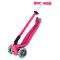 Trotineta 3 in 1 cu scaun si roti luminoase, Globber, Go Up Active, Roz